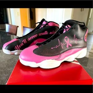 MENS BREAST CANCER AWARENESS BASKETBALL SHOES